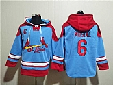 Men's St.Louis Cardinals #6 Stan Musial Blue Ageless Must-Have Lace-Up Pullover Hoodie,baseball caps,new era cap wholesale,wholesale hats